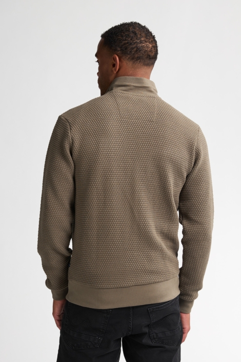 Petrol Industries men sweater collar zip